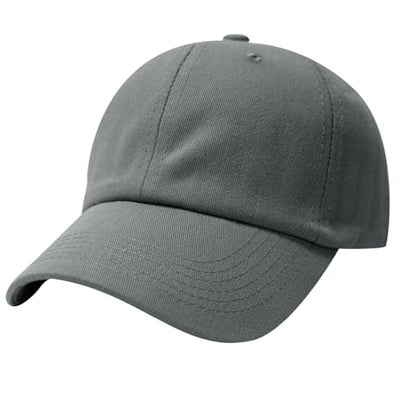 NPQQUAN Original Classic Low Profile Baseball Cap Golf Dad Hat Adjustable - color: Grey