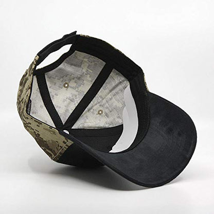 Heavy Washed Coated Canvas Wax-Look Adjustable Low Profile Men Women Baseball Cap - color: Black/Dark Khaki