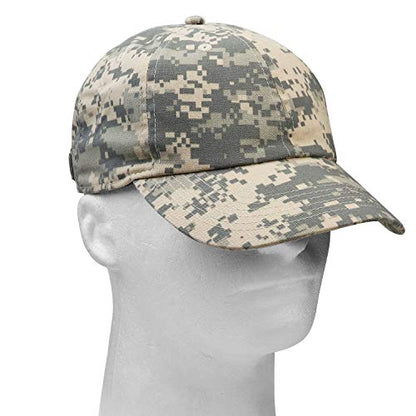 Falari Classic Baseball Cap Dad Hat 100% Cotton Soft Adjustable Size - color: Camouflage - Gray Digital
