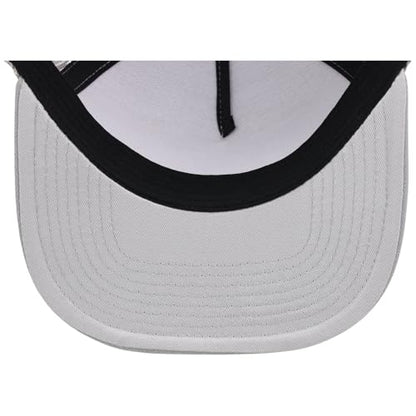 Lids Blank Essential 5-Panel Trucker Adjustable Snapback Hat - color: Grey