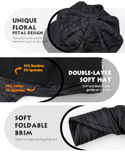 Hachapy Chemo Headwear for Women Baseball Caps & Hats - color: Black