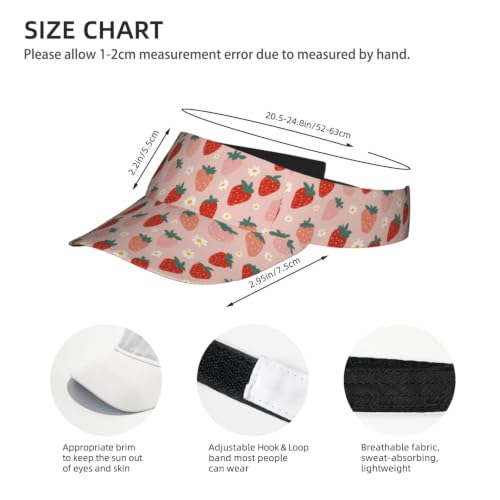 Leopard Print Sun Visor Hat Adjustable Sports Beach Cap for Men Women - color: 24