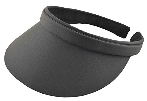 Nayt Women's Nylon Twill Clip-on Visor - color: Black
