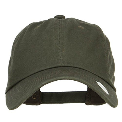 Nissi Unstructured Cotton Twill Washed Cap - color: Olive
