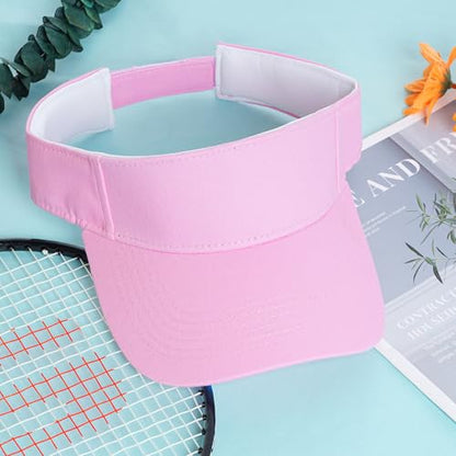 Dxhycc Sport Sun Visor Hats for Women Men - color: Pink