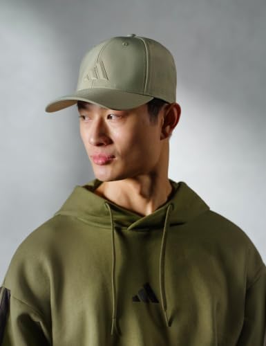 adidas Men's Gameday Stretch Fit Hat - color: Silver Pebble Grey/Feather Grey/5, size: Small-Medium