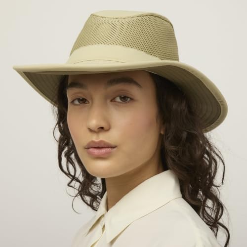 LTM8 Airflo Cooling Mesh Hat - color: Khaki, size: 7
