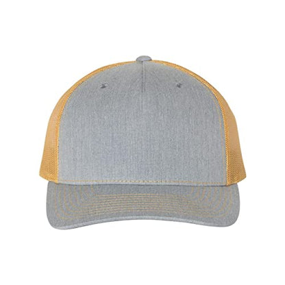 Printed Five-Panel Trucker Hat by Cotton Paperie - color: Beetle/ Quarry