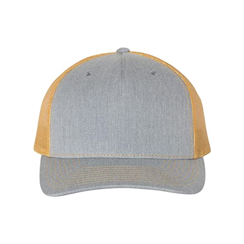 Printed Five-Panel Trucker Hat by Cotton Paperie - color: Beetle/ Quarry