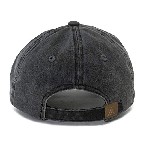 Airplane Baseball Hat, Embroidered Dad Cap, Unstructured Soft Cotton, Adjustable Strap Back (Multiple Colors) - color: Pigment Black