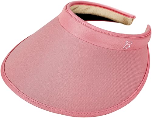 Glove It April Slide Golf Visor – No-Closure Wraparound Golf Visor for Sun Protection – Lightweight & Breathable - color: Black