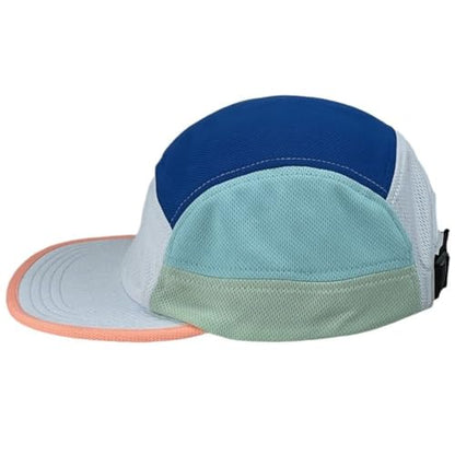FASHIXD 5 Panel Hats for Men Baseball Cap Outdoor Sports Running Cap - color: Grey/Bule