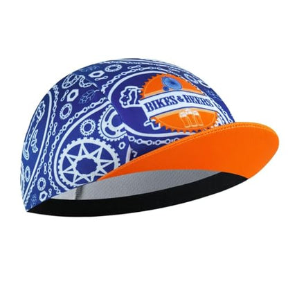 Cycling Cap for Man and Woman Cycling Hat Under Helmet-Polyester Breathable Sweat Absorbent - color: Bee-4