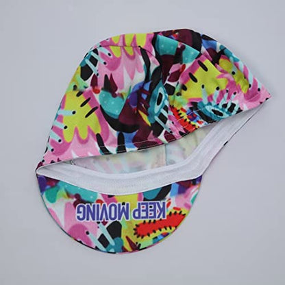 Funny Cycling Cap - Polyester Cartoon Cycling Hat-Under Helmet - Cycling Helmet Liner Breathable&Sweat Uptake - color: Lll