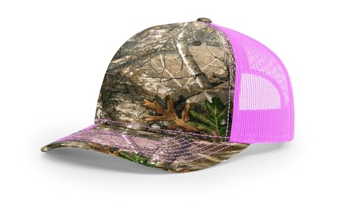 Printed Five-Panel Trucker Hat by Cotton Paperie - color: Edge/Neon Pink