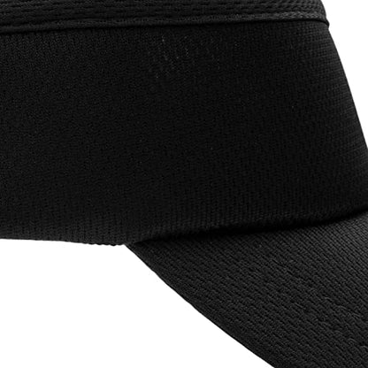 Headsweats Unisex Adult Lightweight Performance Running Sun Visor - color: Pitch Black