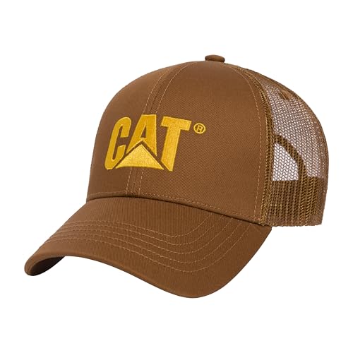 CAT Men's Raised Logo Cap - color: Bronze