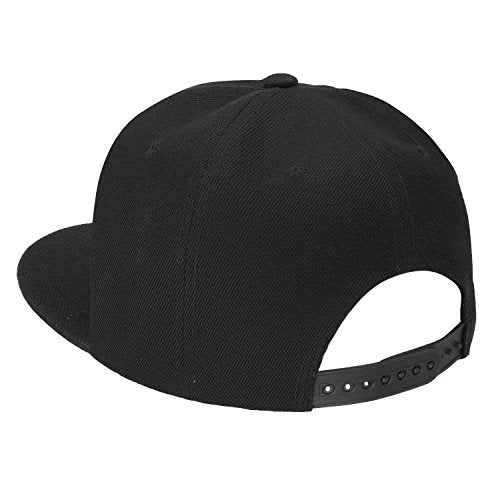 Falari Classic Snapback Hat, 2-Pack, Flat Bill, Adjustable Size, Hip Hop Style - color: Black & Black/Red