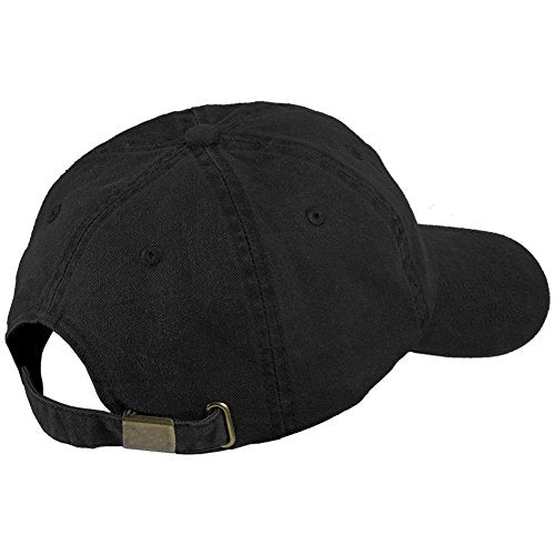 Trendy Apparel Shop Lymphoma Ribbon Embroidered Cotton Washed Baseball Cap - color: Black