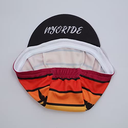 Canadian Flag Cycling Cap - Polyester Cycling Hat-Under Helmet - Cycling Helmet Liner Breathable&Sweat Uptake - color: Cdd