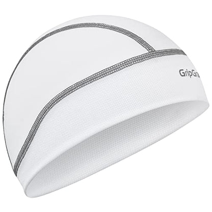 GripGrab UPF 50+ Summer Cycling Skull Cap UV Protection Helmet Liner - color: White - 2017