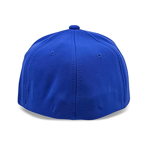 [2 Pack] Hybrid Stretch-Fitted Trucker Cap, Baseball Cap with Air Mesh - color: 2pk Blue, size: Large-X-Large