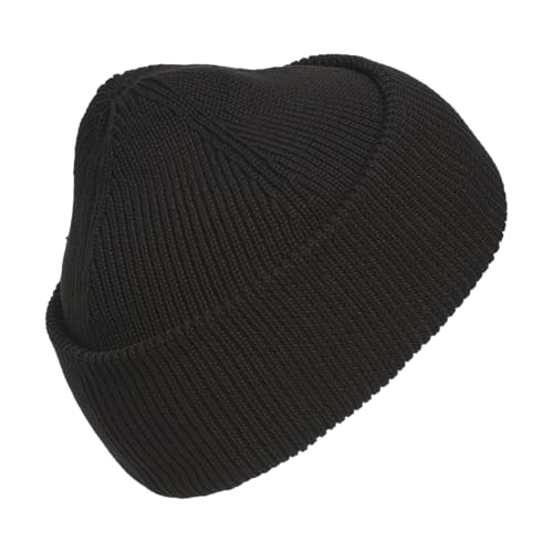 adidas Men's Premium Cuff Fold Beanie - color: Black/White