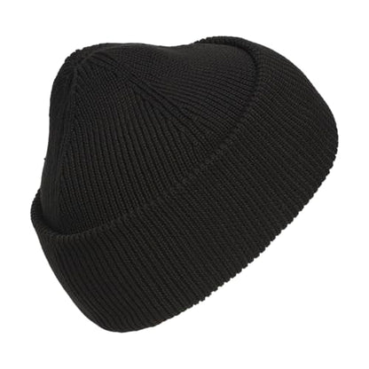 adidas Men's Premium Cuff Fold Beanie - color: Black/White
