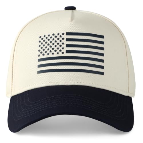 American Flag Hat USA Hat Baseball Cap for Men Women - color: Blue