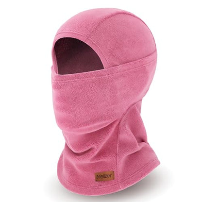 Winter Balaclava Ski Mask for Men Women - Windproof Thermal Face Mask for Snowboard Cycling Running for Cold Weather - color: Rose Red