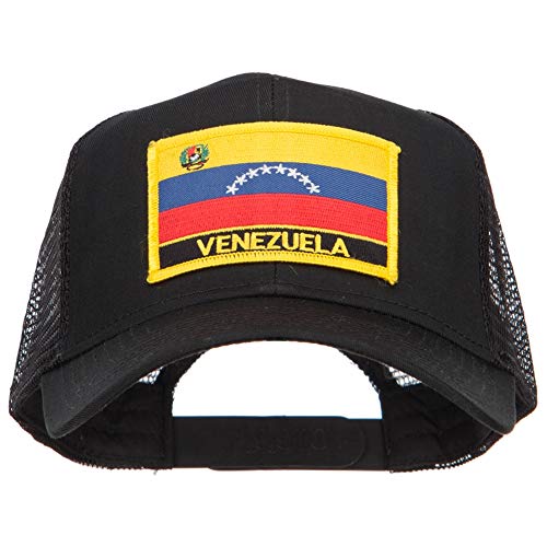 e4Hats.com South America Flag Letter Patched Mesh Cap - color: Venezuela