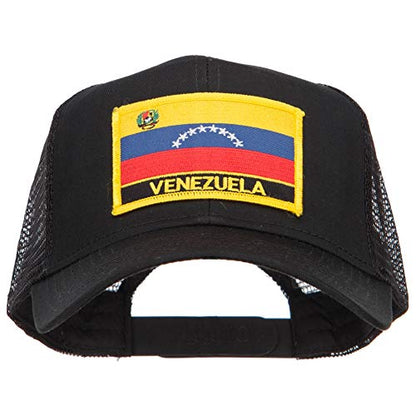 e4Hats.com South America Flag Letter Patched Mesh Cap - color: Venezuela