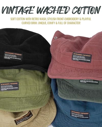 Croogo Short Brim Baseball Cap 5 Panel Flat Brim Hat for Men Street Style - color: Dy09-blue
