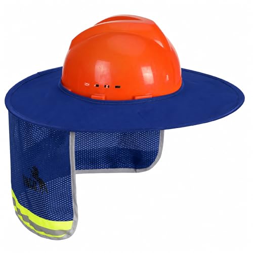 UNCO- Hard Hat Sun Shield, Blue - color: Blue, size: 1 Pack