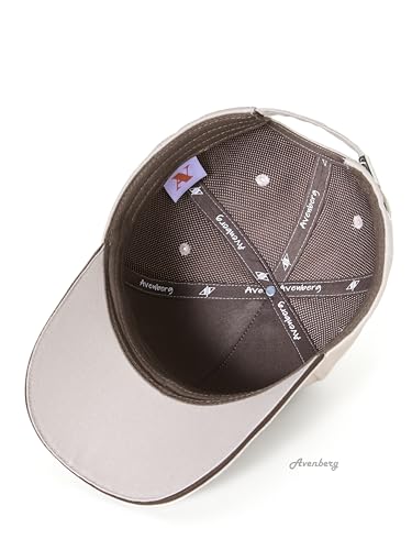 Sandwich Brim High Crown Baseball Cap – Logo-Free – Deep Fit Structured Hat for Men & Women – Minimalist Design - color: Beige / Chocolate Sandwich