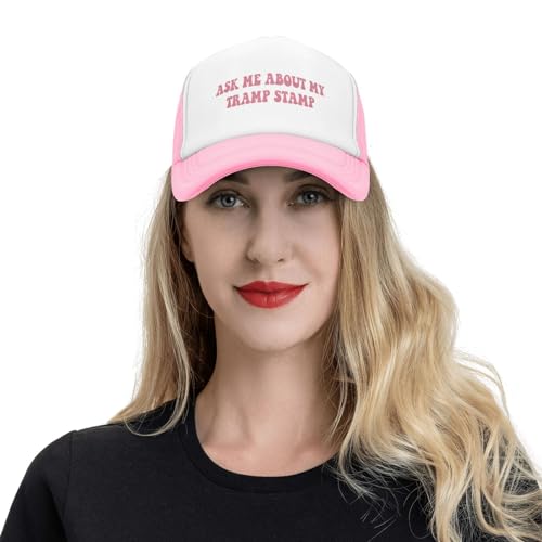 You Find It Offensive? I Find It Funny Trucker Hats for Women Pink Men Funny Slogan Pink Hats for Men - color: 3 Pink