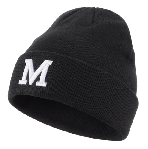 Connectyle Men's Cuffed Beanie Hat Double Layer Knit Winter Watch Cap - color: F0388-m