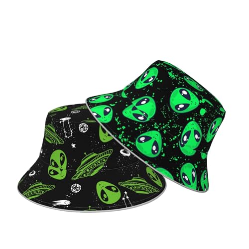 Bucket Hat Hat Reversible Fisherman Hats Double Sided Wearing Women Men - color: Black12