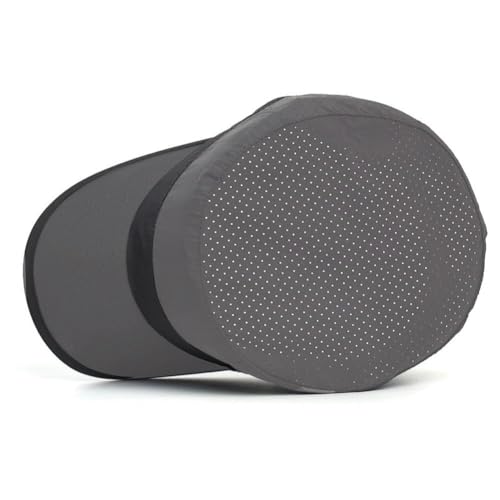 FASHIXD Mesh Military Hat for Men Summer Army Cap Quick Qry Short Bill Hat Cadet Caps - color: Gray