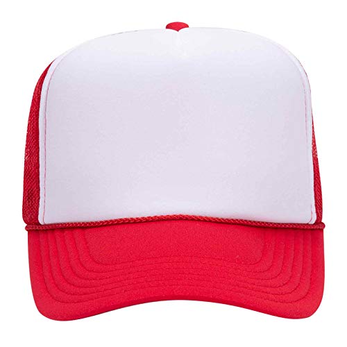 OTTO mens Visor - color: Red/Wht/Red, size: One Size