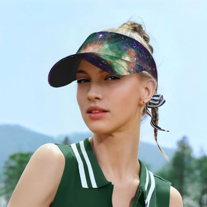 Leopard Print Sunscreen Visor Cap Adjustable Empty Top Athletic Beach Hat - color: 23