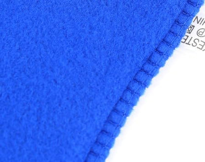 Kids Balaclava-Hat Winter Polar-Fleece-Ski-Face-Mask for Cold-Weather Windproof Thermal Hooded-Scarf Snowboarding Neck-Gaiter - color: Blue