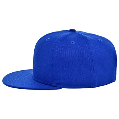 Lids Blank Dime Adjustable Snapback Hat - color: Royal Blue