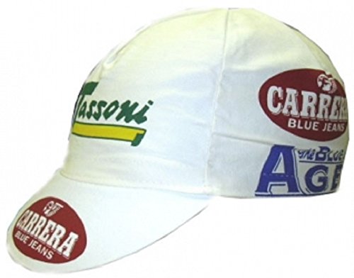 Retro Prestige Team Cycling Caps Classic L’Eroica Made in Italy - color: Carrera, size: One Size