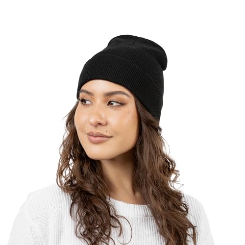25 Pack Winter Beanie Hats, Unisex Thermal Toboggan Cold Weather Cuffed Caps Bulk Bundle - color: Assorted Neon