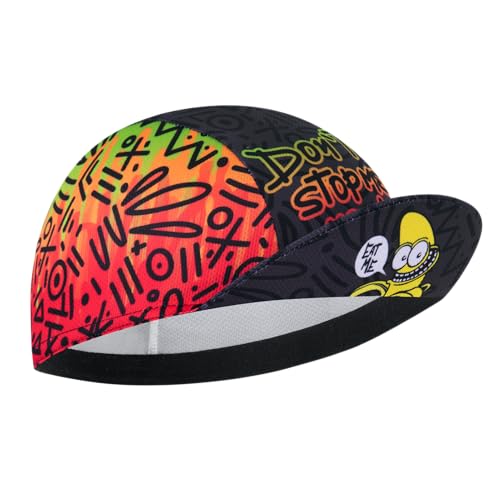 Cycling Cap for Man and Woman Cycling Hat Under Helmet-Polyester Breathable Sweat Absorbent - color: Go-18