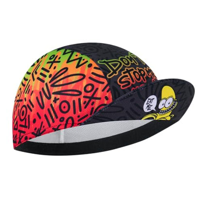 Cycling Cap for Man and Woman Cycling Hat Under Helmet-Polyester Breathable Sweat Absorbent - color: Go-18