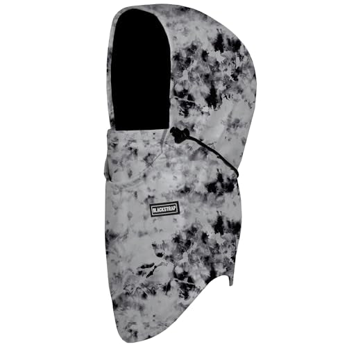 BLACKSTRAP Team Hood Dual Layer Adjustable Balaclava Ski Mask Compatible, Adult Unisex - color: Tie Dye Steel
