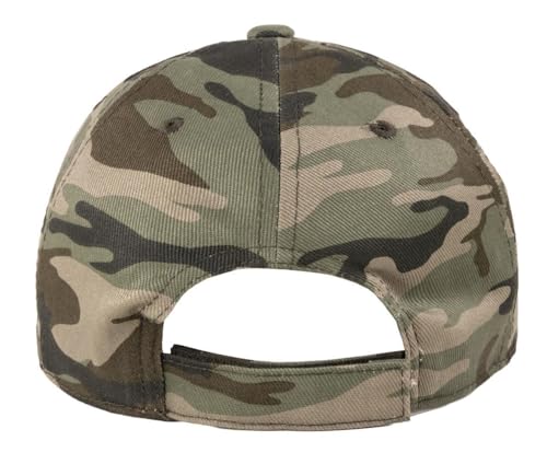 TK Flex Blank Hats, Adjustable Plain Hats, Casual Women's and Men's Hats, Baseball Caps for Patches and Embroidery, 12 Pack - color: Jungle Camo