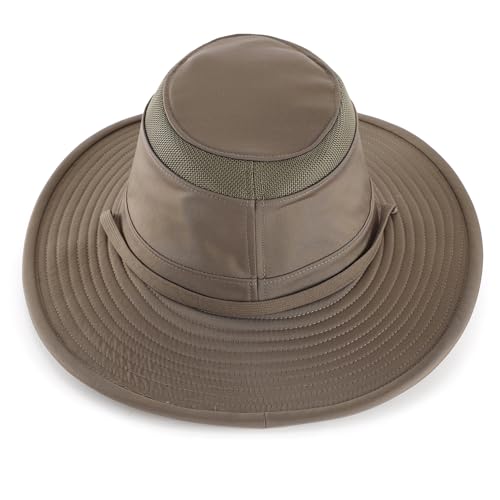 Home Prefer Classic UPF 50+ Men's Sun Hat Wide Brim Bucket Hat UV Protection Fishing Hat for Men Beach Safari Gardening Golf - color: Army Green, size: Large